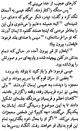 Gospel of John in Farsi, Page19b