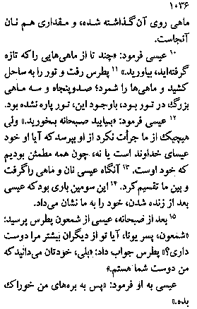 Gospel of John in Farsi, page32a