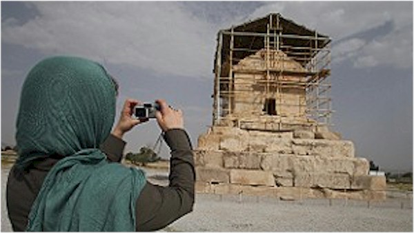 Tomb of Cyrus The Great Near Shiraz in Southern Iran, A simple Limestone Structure is the Resting Place of a great humniterin Ancient King that rules the great EMpire of Persia and His Wisdom still rules the Chrter of the United Nations