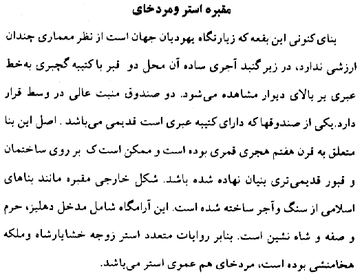 History of Esther's Tomb in Iran, Hamadan