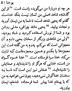 Gospel of John in Farsi, Page8c