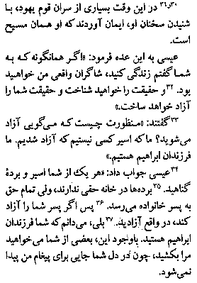Gospel of John in Farsi, Page14b