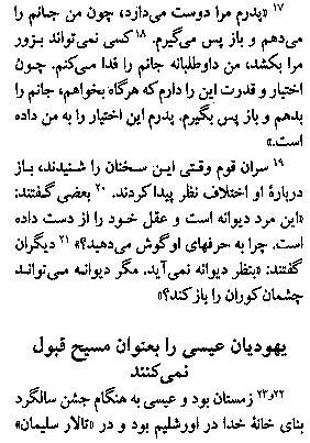 Gospel of John in Farsi, Page17b