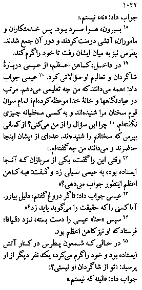 Gospel of John in Farsi, Page28a