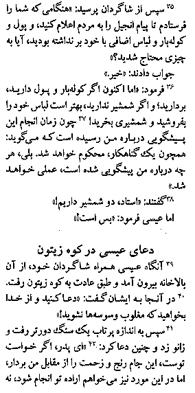 Gospel of Luke in Farsi, Page41b