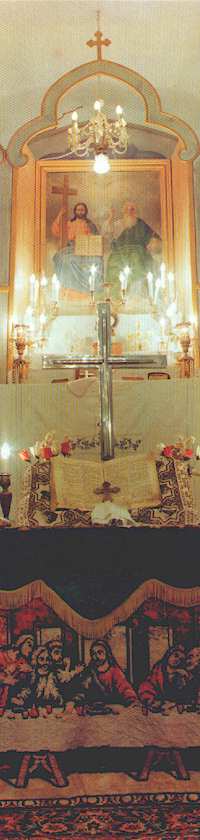 The altar of St. Hripsime church in Ghazvin, Iran