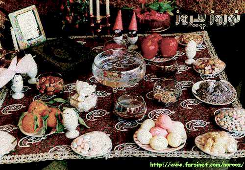 Persian New Year NowRuz HaftSin Table