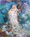 In the arms of Mother - A painting by Alijan Alijanpoor - #169